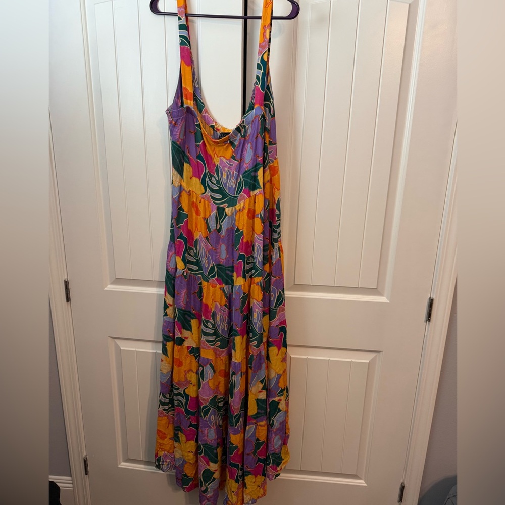 Eloquii Floral Swim Coverup Dress. Size 14/16